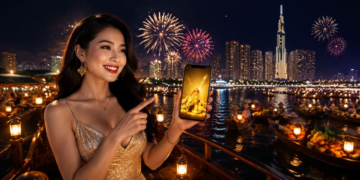 Không khí lễ hội thể thao và casino trực tuyến tại TP. Hồ Chí Minh với nhiều người tham gia cùng lúc